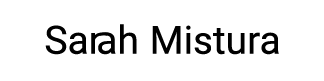 sarah mistura Logo